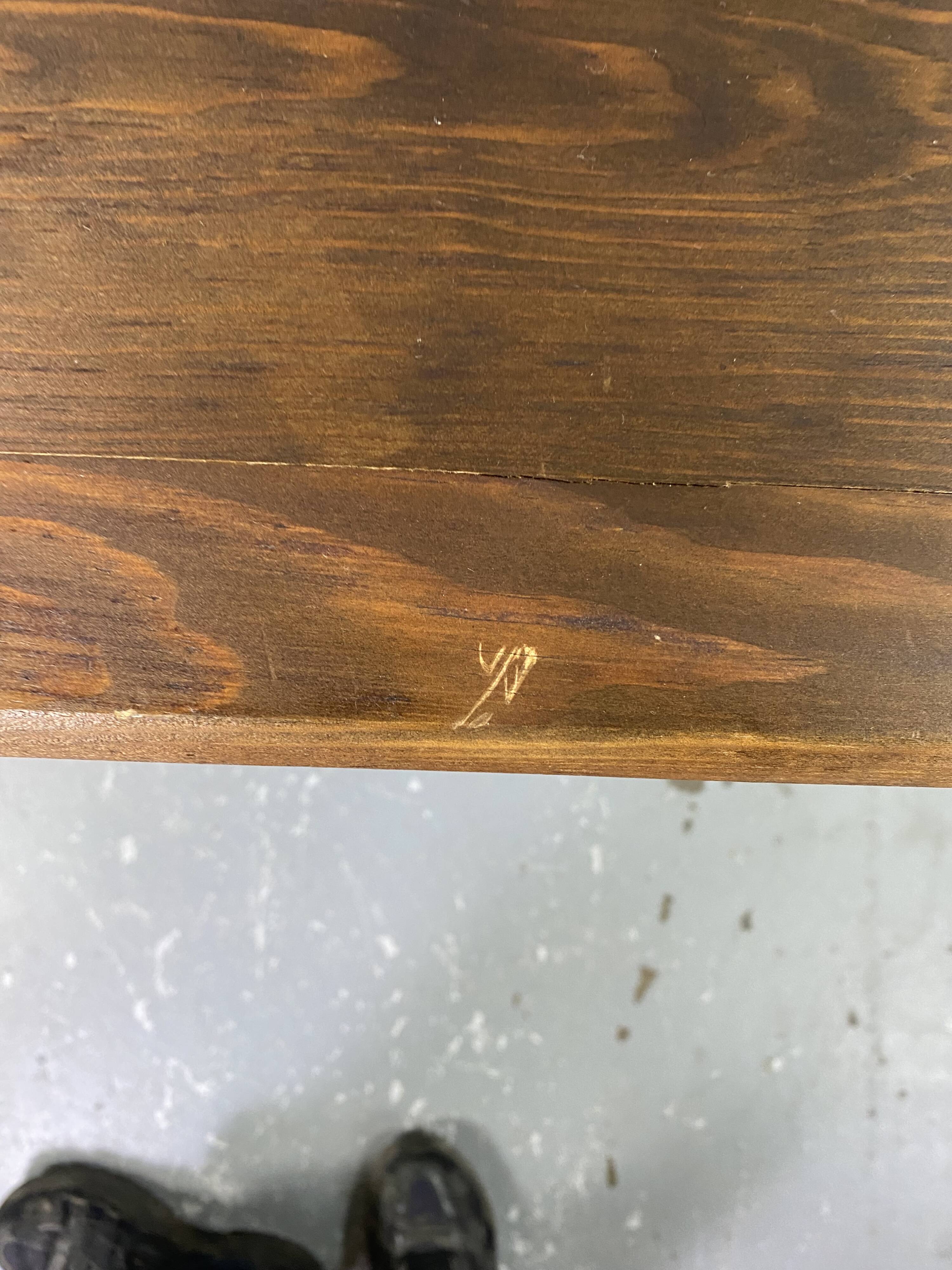 Vintage wooden table