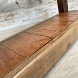 Solid wood carpenter's workbench