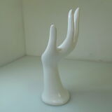 Vintage white ceramic hand