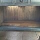 Meuble de salle de bain ancien double vasque plateau marbre