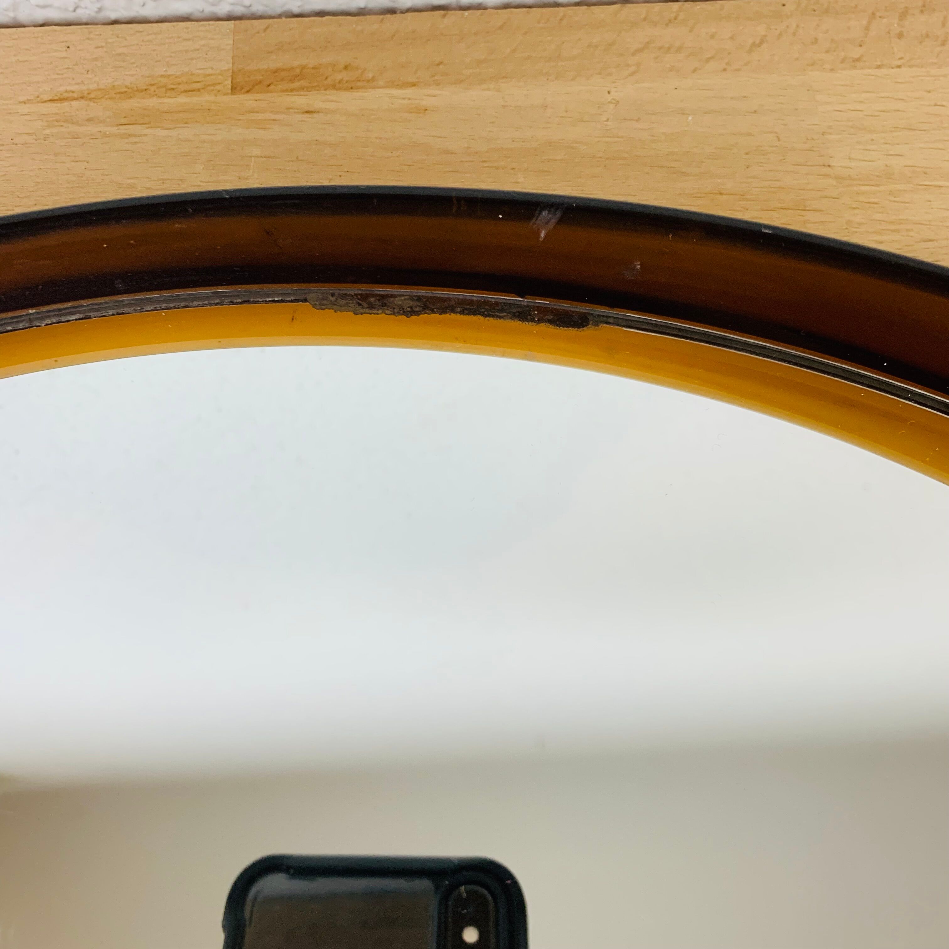 Syla 710 round mirror amber strapping