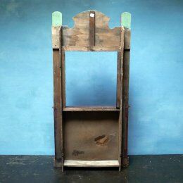 Théâtre de marionnettes ancien bois et papier