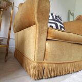 Pair of velvet armchairs