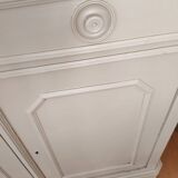 Gray painted mahogany sideboard