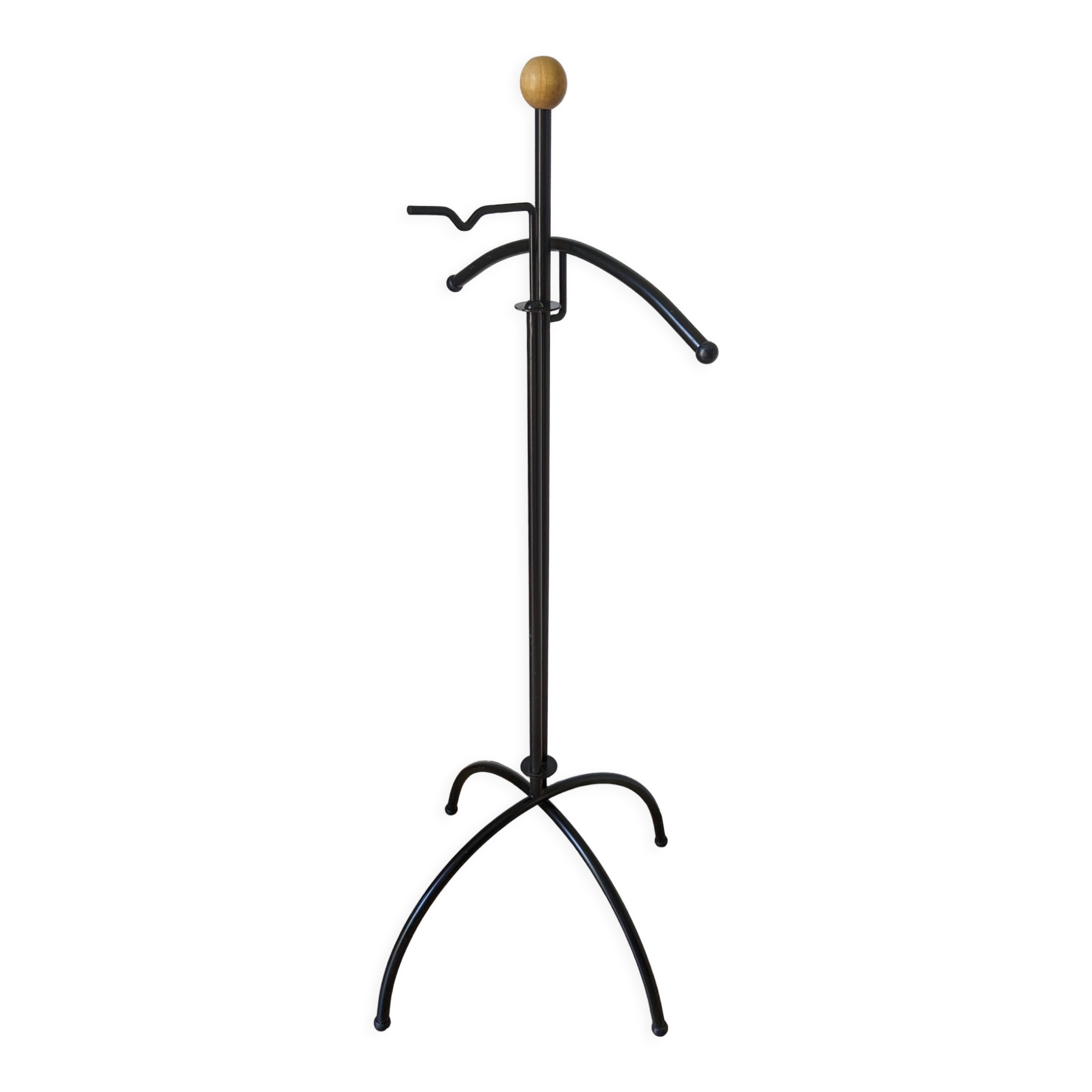 Vintage valet black and wood