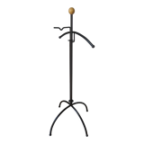 Vintage valet black and wood