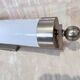 XXL big chrome and milk glass Bauhaus / functionalist wall lamp - 1930s