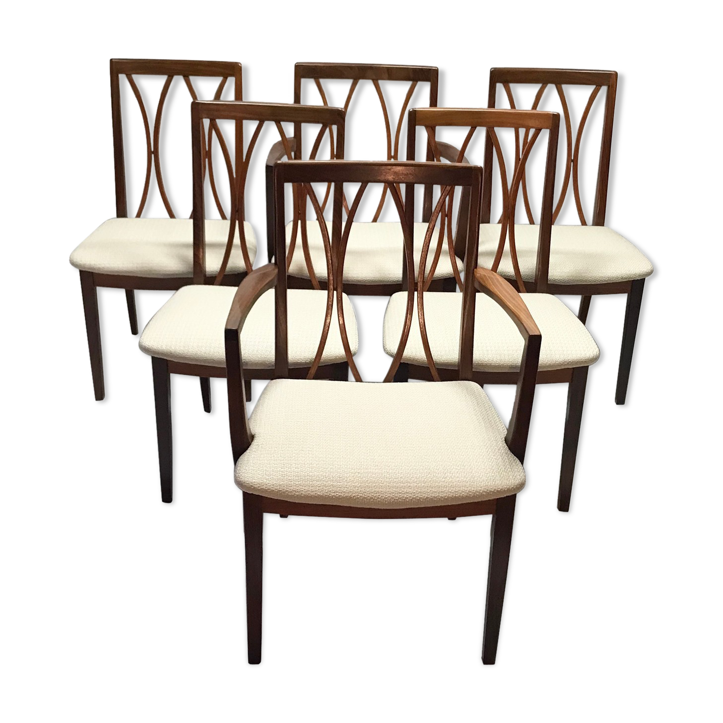 Chairs and chairs g-plan 1970s teak