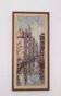 Original Swedish Oil on Canvas 'Amsterdam' Vintage & Framed 67×33cm