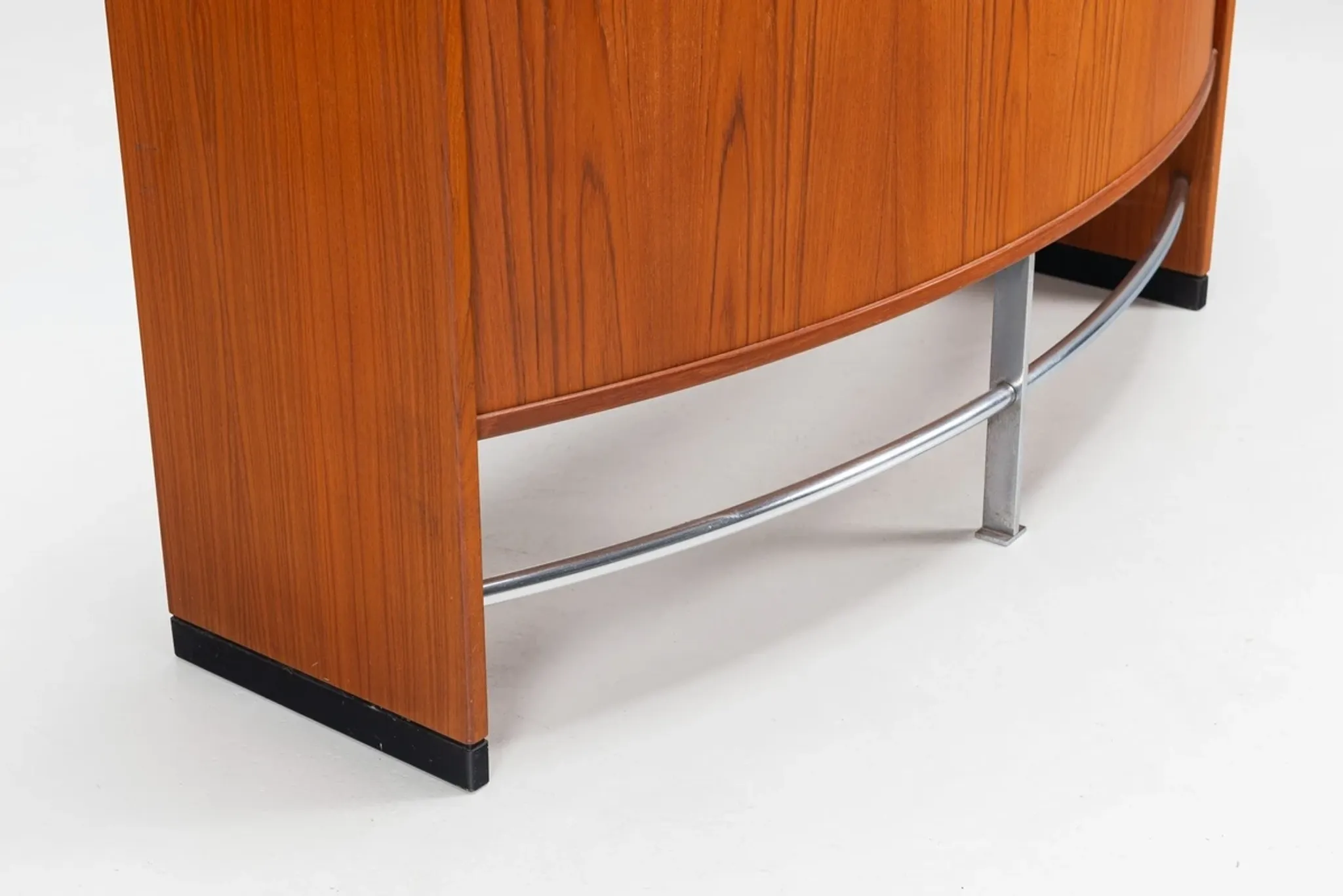 Erik Buch boomerang dry bar set in teak Dyrlund Denmark 1960