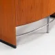 Erik Buch boomerang dry bar set in teak Dyrlund Denmark 1960