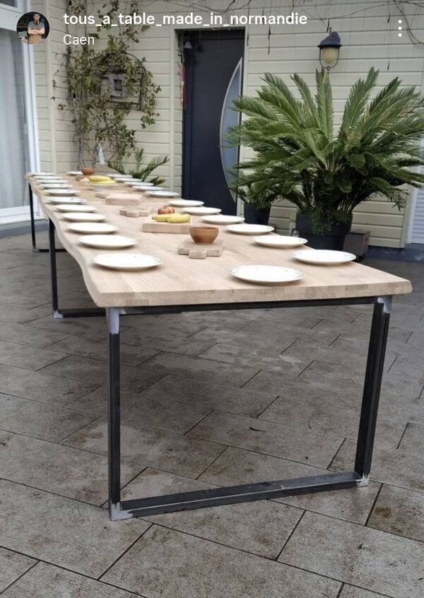 Table industrielle XXL