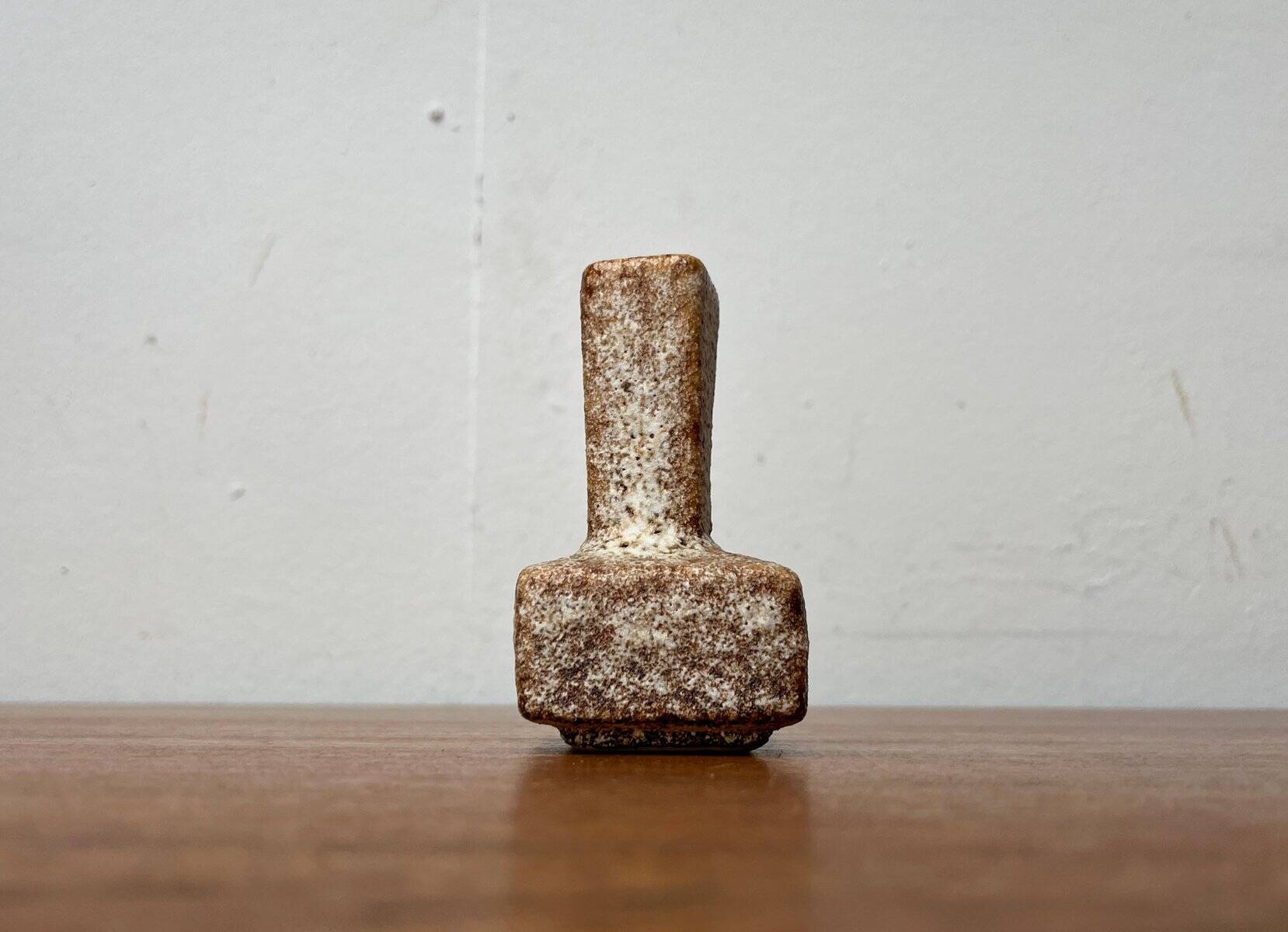 Brutalist Vase in West German Ceramic Mid-Century Style from the 1960s