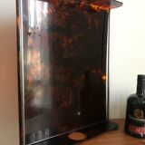 Tray in lucite tortoiseshell way circa 1970