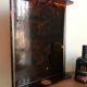 Tray in lucite tortoiseshell way circa 1970
