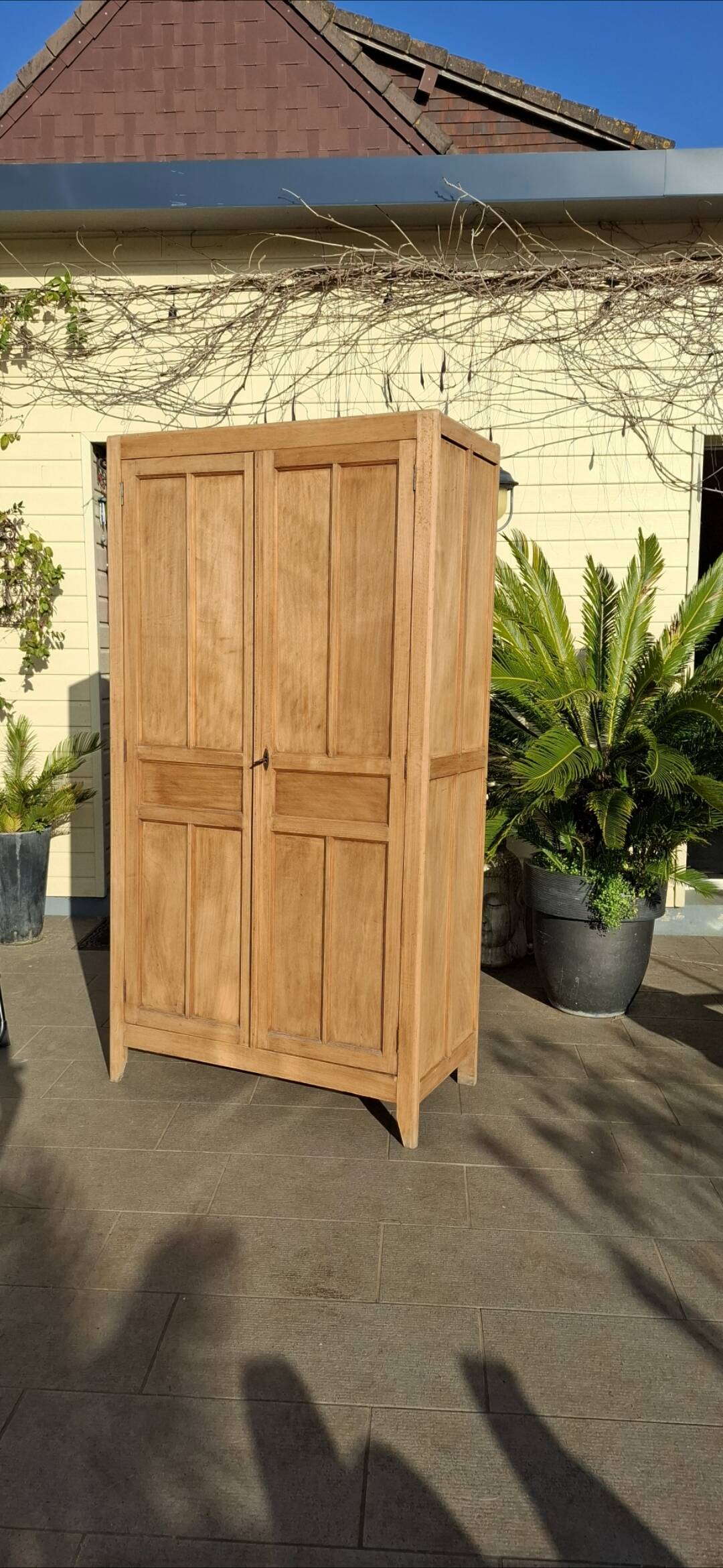 Hand-renovated Parisian wardrobe