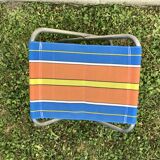 Colorful folding camping stool 70s