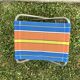 Colorful folding camping stool 70s