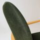 Pair of longue chairs royal green velvet by Ikea