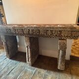 Indian stone console