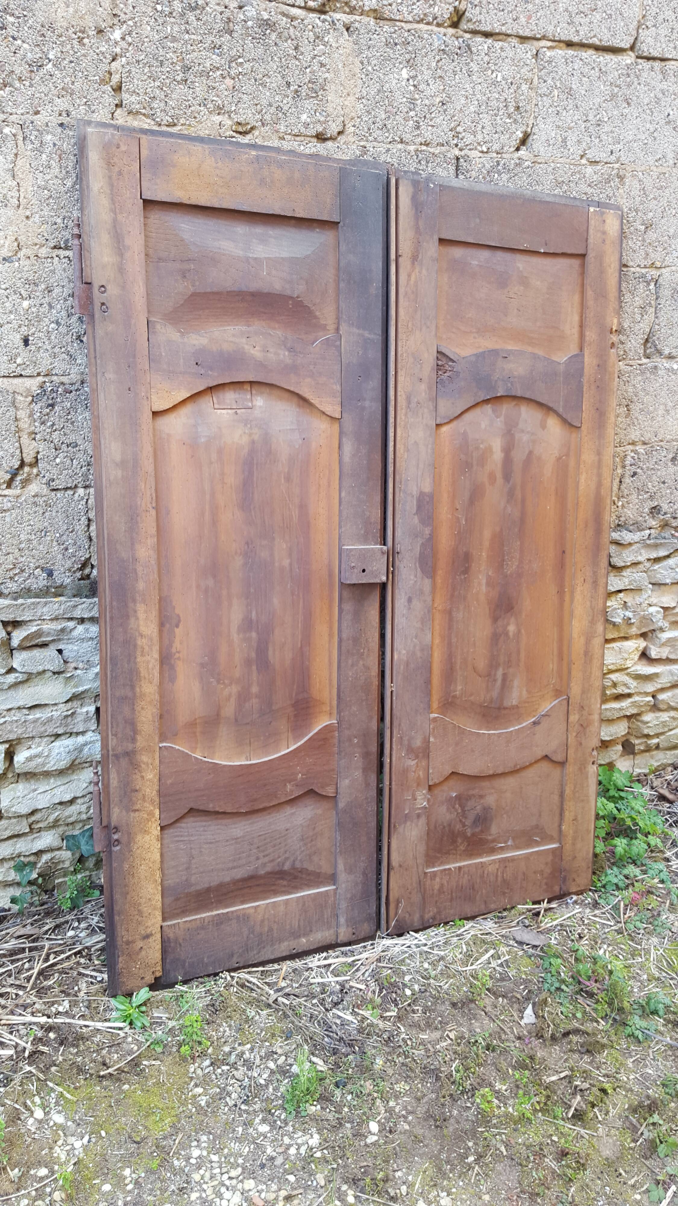 Pair of 18th/19th century old doors