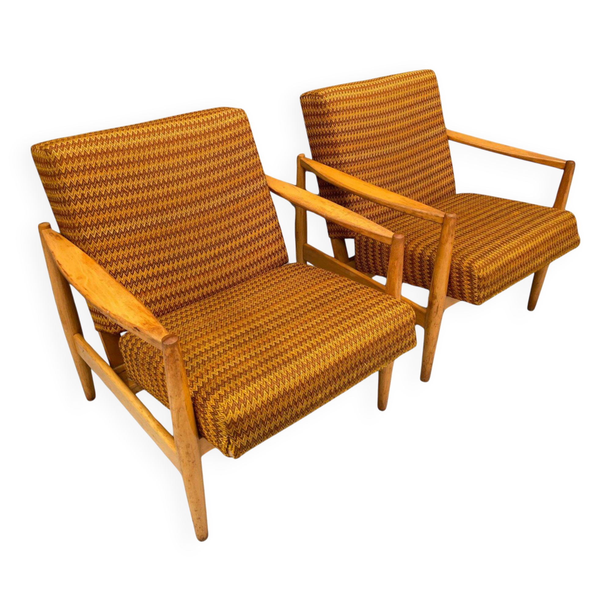 Pair of Armchairs by TON, Czechoslovakia, 1970s