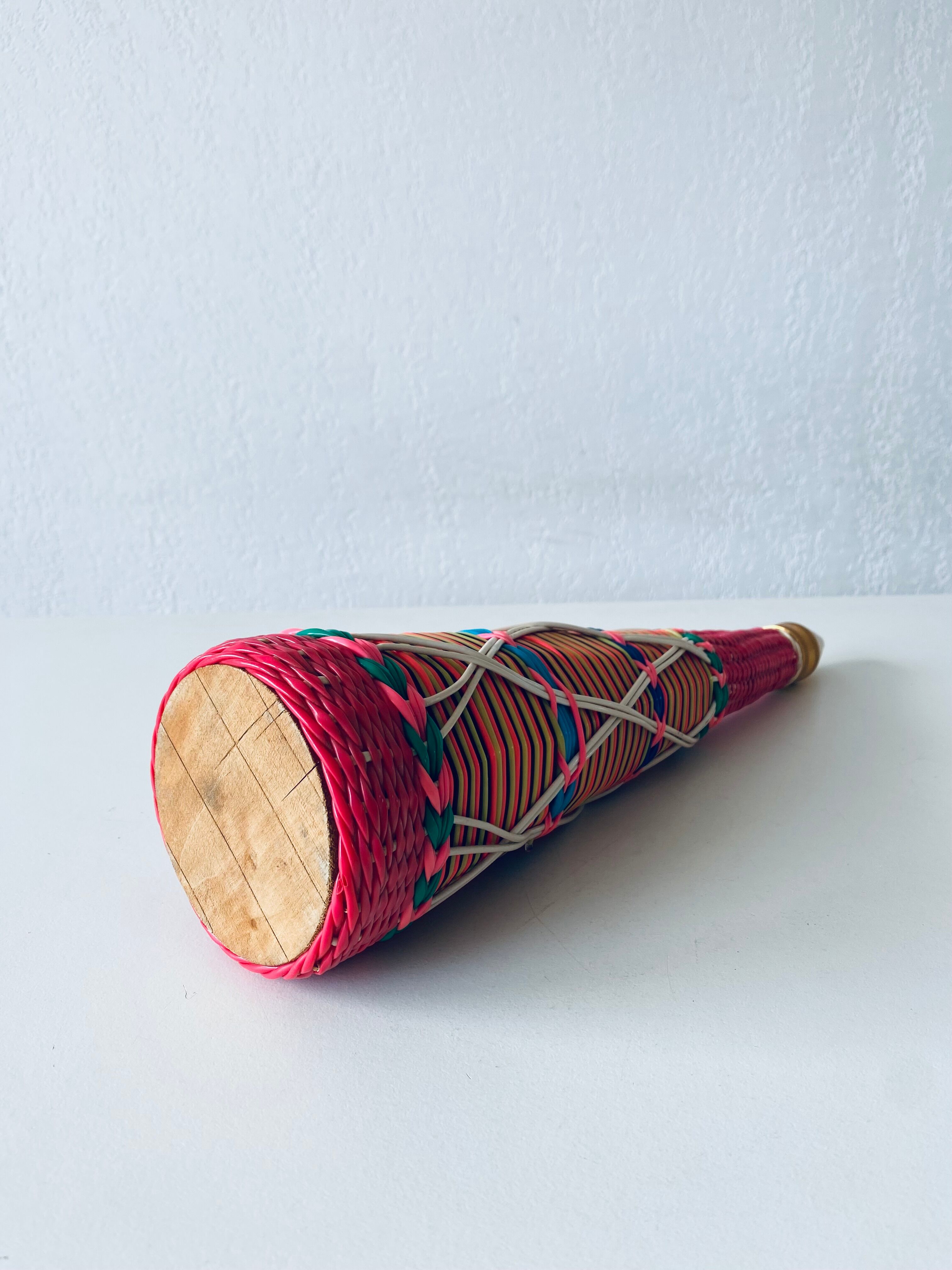 Vintage scoubidou decanter