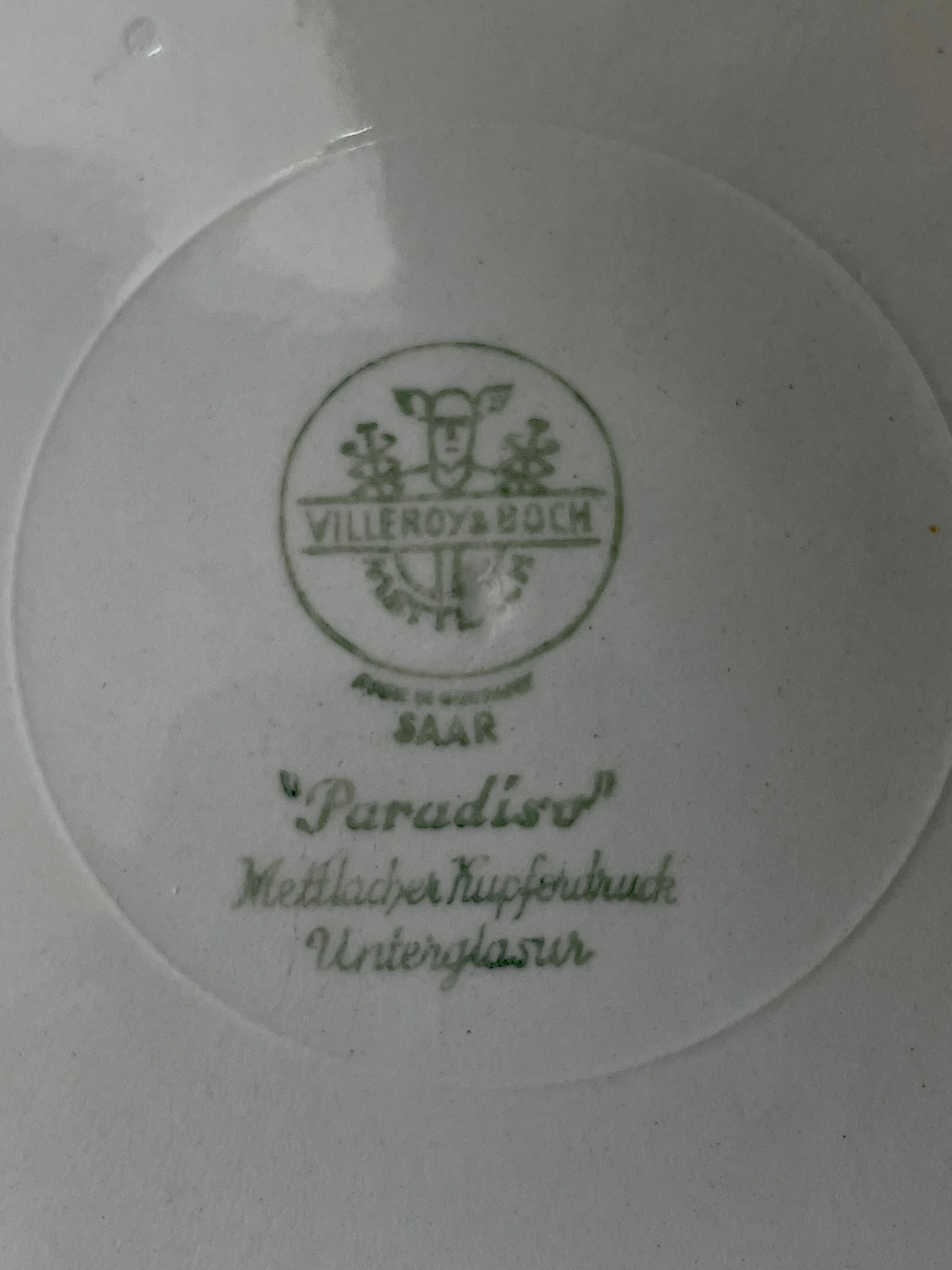 Set of 6 plates Villeroy & Boch Paradiso