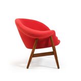 Fried Egg Teak Easychair by Hans Olsen 1950s