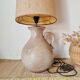 Grande lampe vintage en céramique Scheurich Germany
