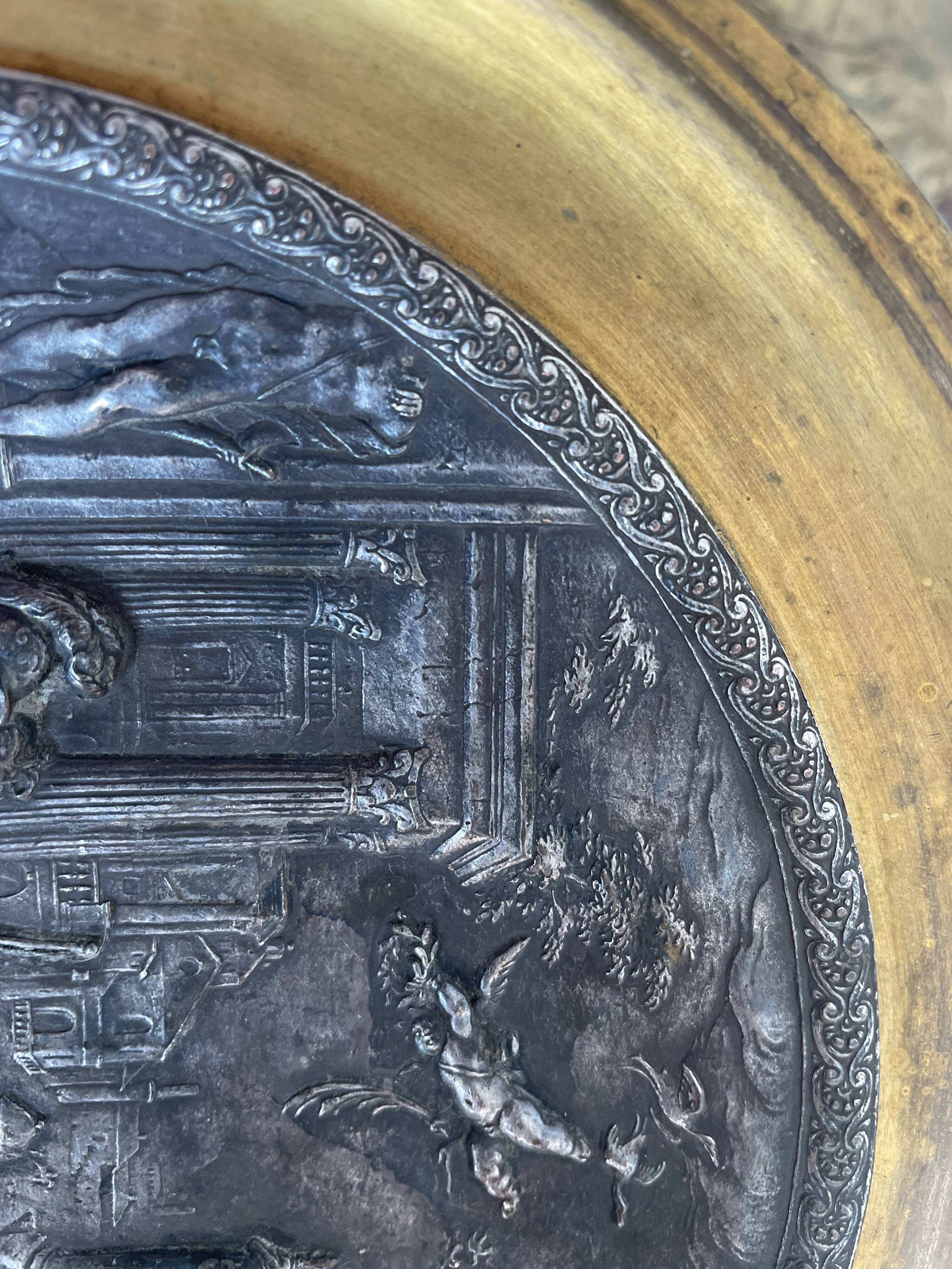 Antique, Standing cup, bronze, Napoleon III period, scene in the taste of antiquity, nineteenth, France