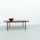 Table basse T-Angel en teck par Florence Knoll pour Knoll Inc. / Knoll International, années 1950.