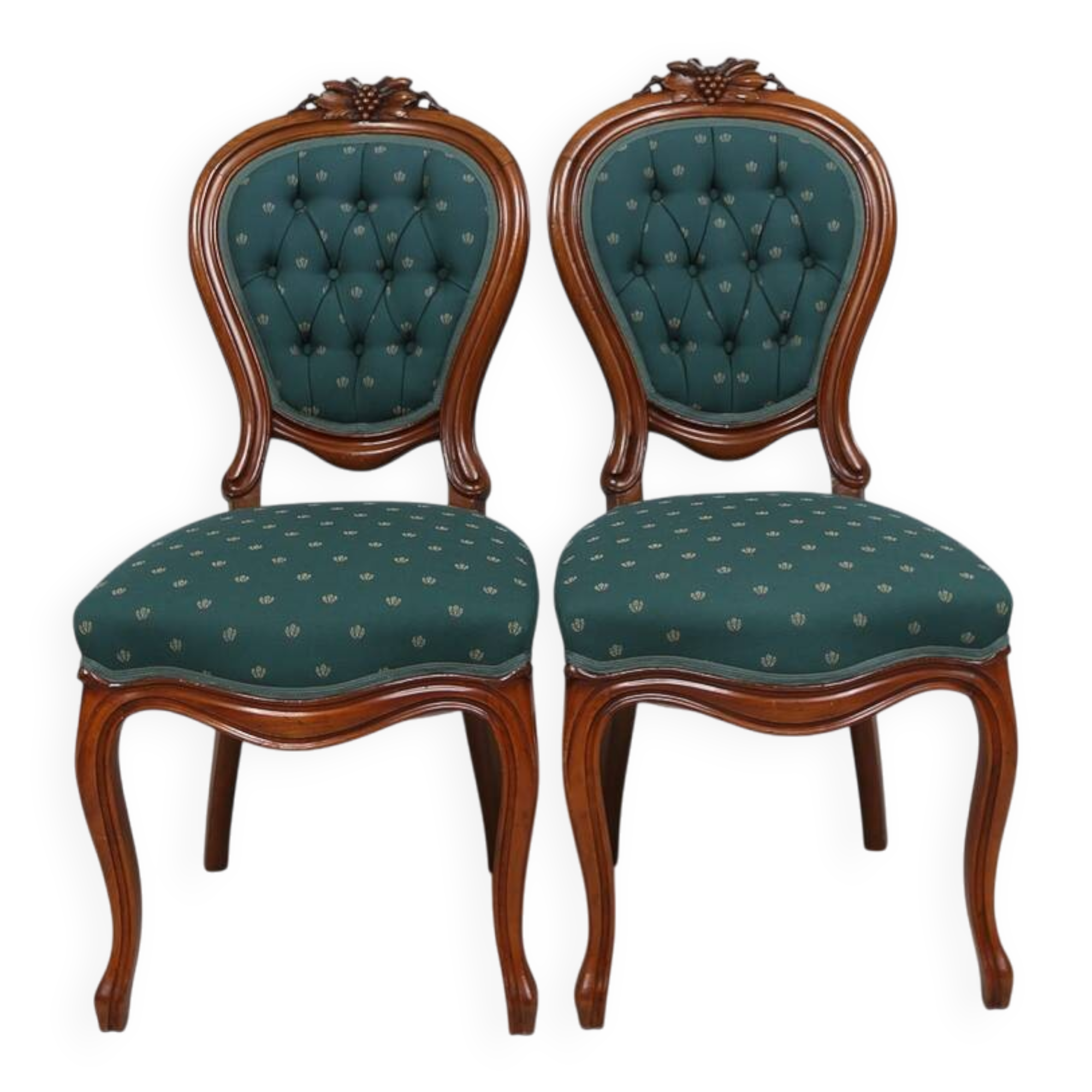 Pair of Neo-Rococo Chairs — Late 19th Century — Classic Salon Elegance