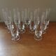 Lot de 11 flûtes à Champagne vintage cristal