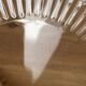 Plat et sa cloche en verre Arcoroc