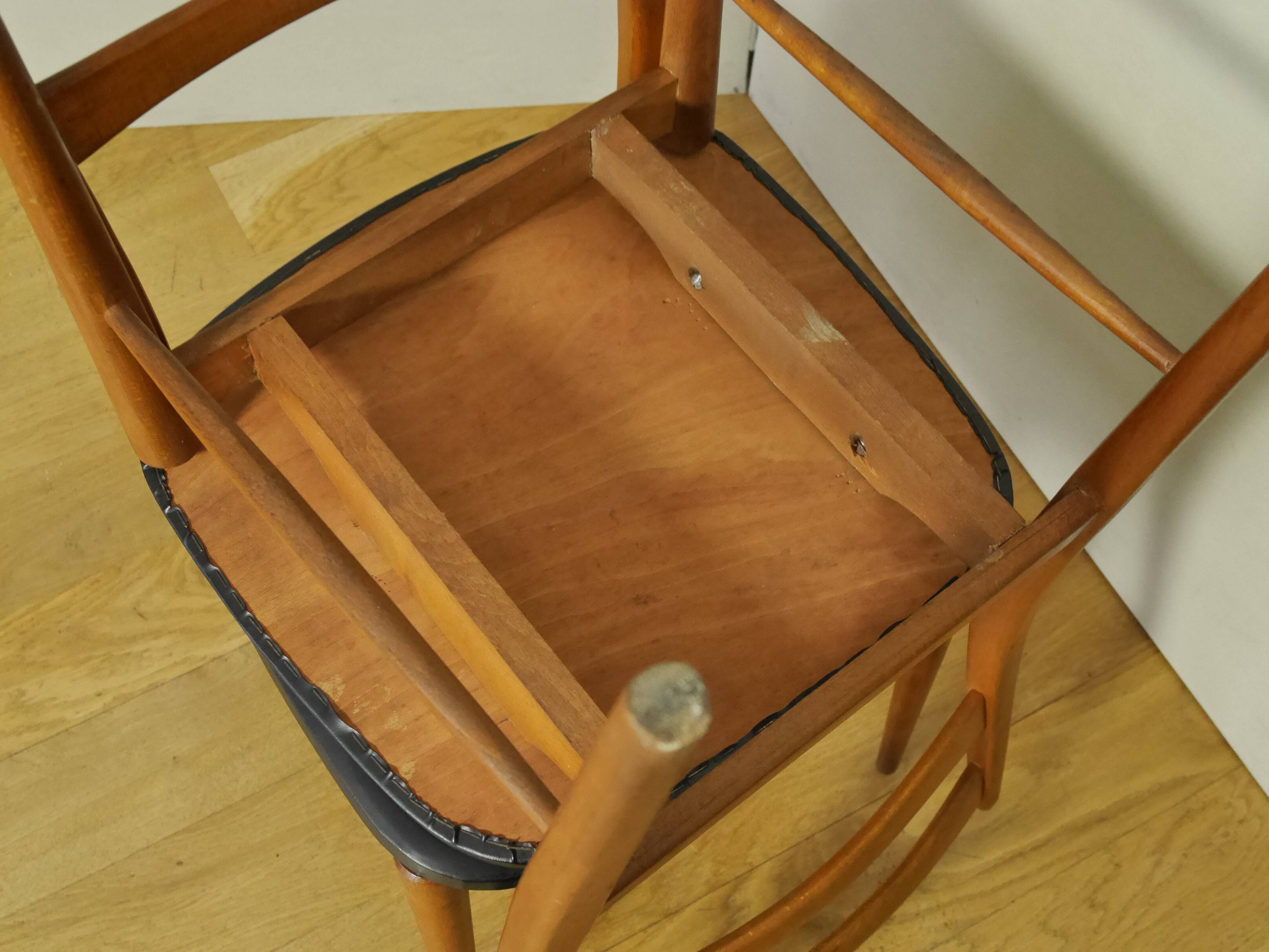 4 scandinavian chairs of the 1960