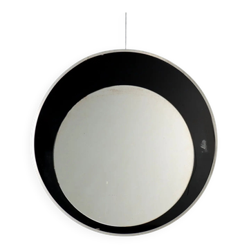 Miroir vintage rond design, Italie 1960s-1970s