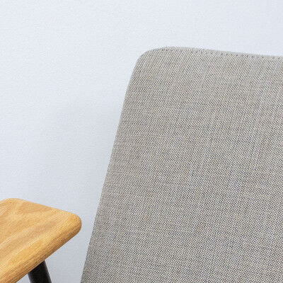 Fauteuil lounge en tissu beige Inclass Xail