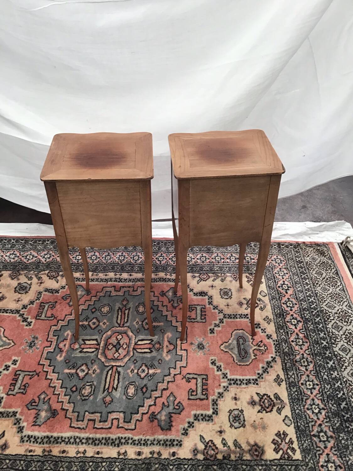 Pair of Louis XV style bedside tables