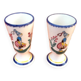 Pair of Mazagrans Earthenware (Aube)