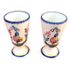Pair of Mazagrans Earthenware (Aube)
