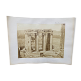 Photo Athens Temple of Victory Winger Winger XIXth P. Moraites Albumin laminated on cardboard