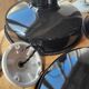 Trio of suspensions in enamelled sheet metal