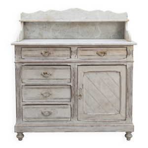 Meuble avec marbre