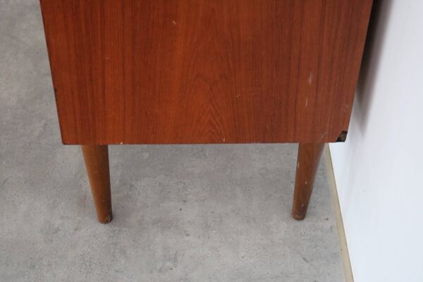 Commode vintage   teck   années 1960   danoise (2)