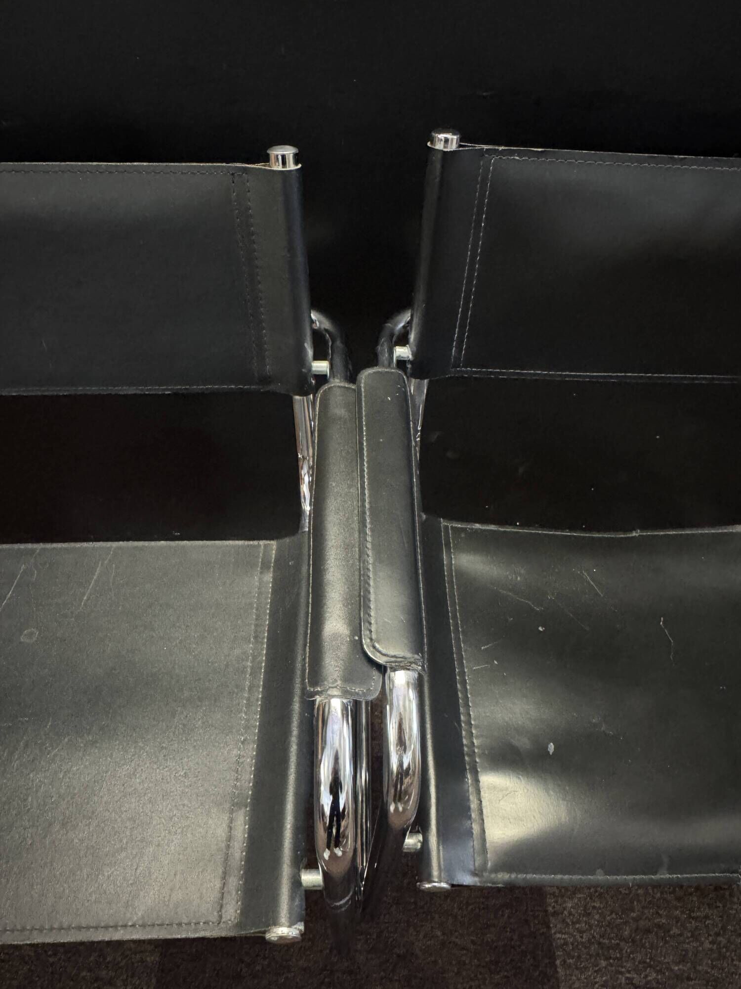 Armchair in the style of Marcel Breuer – sled base