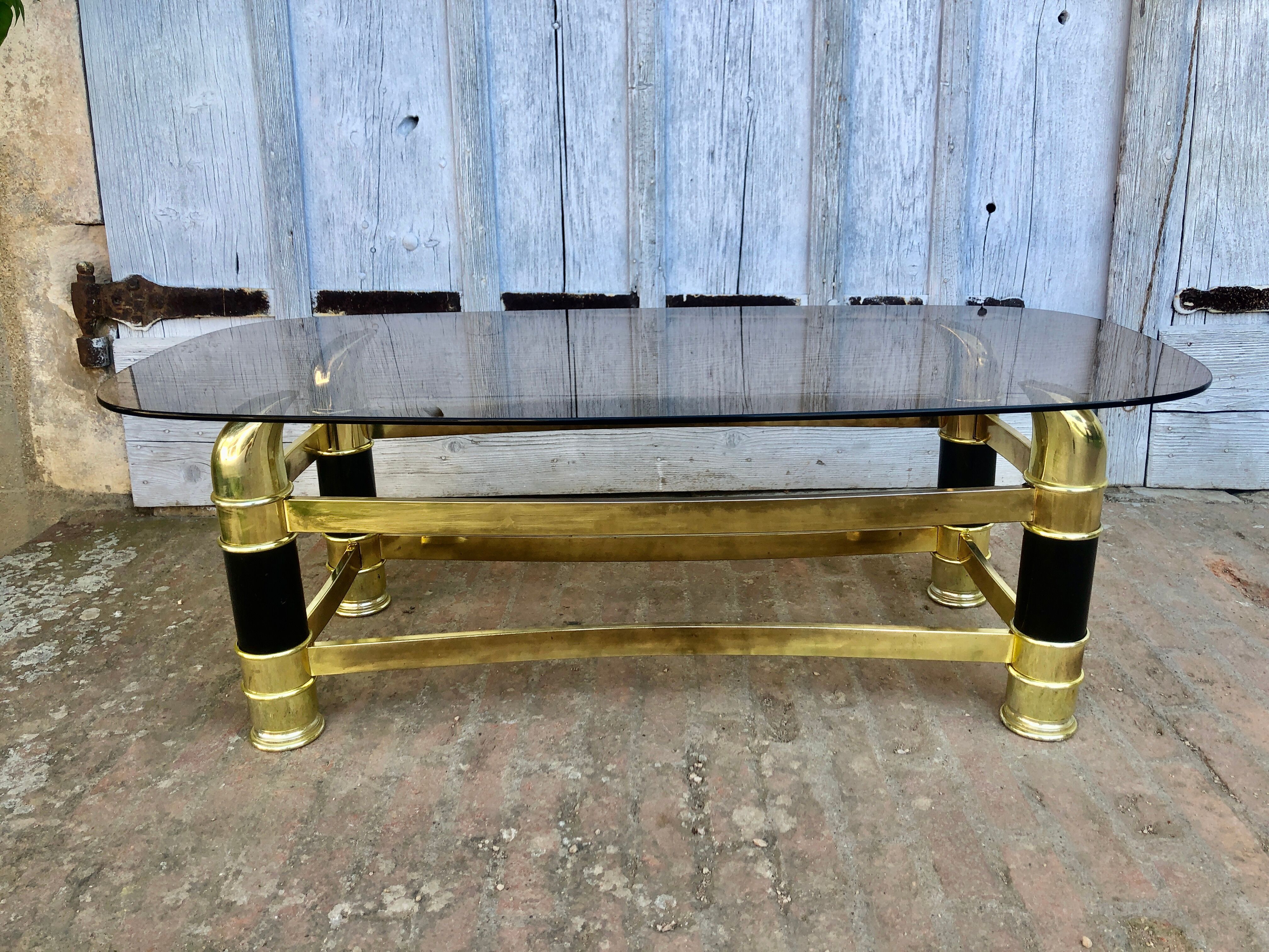 Hollywood regency coffee table