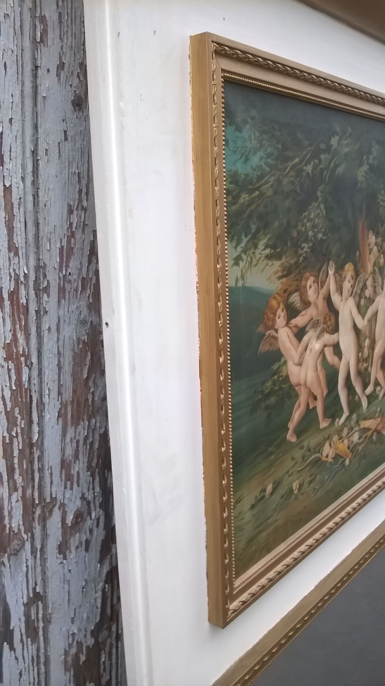 trumeau mirror louis xvi style 104x66cm