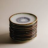 Set de 10 assiettes céramique, Vallauris, 1960s