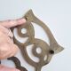 Brass flat bottom